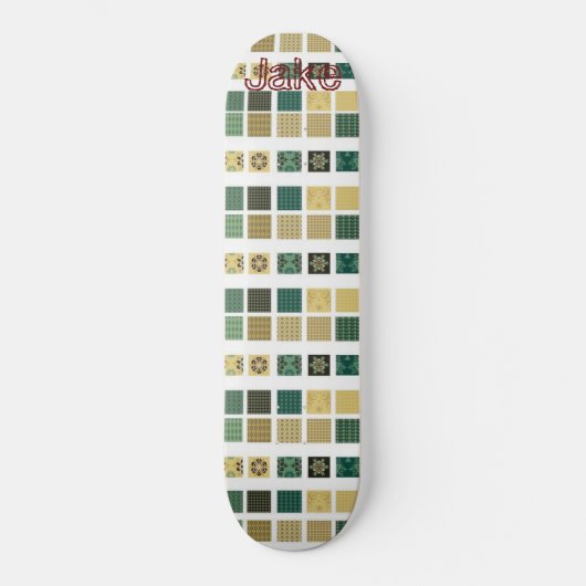 Skateboard Green Brown (Voorkant)