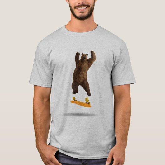 Skateboard Grizzly T-shirt (Voorkant)