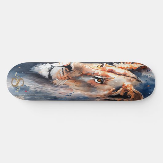 skateboard Grote dame Lion King of Oerwoud (Horizontaal)