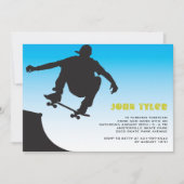 Skateboard Guy Uitnodiging (Voorkant)