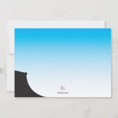 Skateboard Guy Uitnodiging (Achterkant)