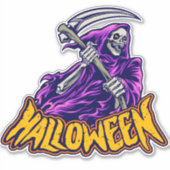 skateboard | Halloween Grim Ripper Sticker (Voorkant)
