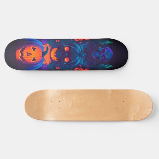 Skateboard halloween kunst (Horizontaal)