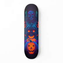 Skateboard halloween kunst