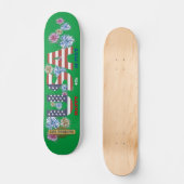 skateboard "HAPPY 4th of JULY" (Voorkant)
