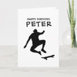 SKATEBOARD HAPPY BIRTHDAY FRIEND Kaart<br><div class="desc">SKATEBOARD HAPPY BIRTHDAY Boy Niets zegt "ik geef" als een persoonlijke kaart van hoge kwaliteit met een hartgrondig bericht. Velen zullen een goede, gepersonaliseerde kaart over het cadeau waarderen dat het mee komt. Een kaart die zijn kwaliteit een leven lang zal behouden, om die speciale persoon van dat mooie geheugen...</div>