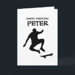 SKATEBOARD HAPPY BIRTHDAY FRIEND Kaart<br><div class="desc">SKATEBOARD HAPPY BIRTHDAY Boy Niets zegt "ik geef" als een persoonlijke kaart van hoge kwaliteit met een hartgrondig bericht. Velen zullen een goede, gepersonaliseerde kaart over het cadeau waarderen dat het mee komt. Een kaart die zijn kwaliteit een leven lang zal behouden, om die speciale persoon van dat mooie geheugen...</div>