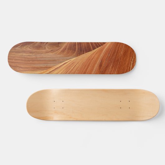 Skateboard - Hard Rock-paneel met houten kleurenon (Horizontaal)