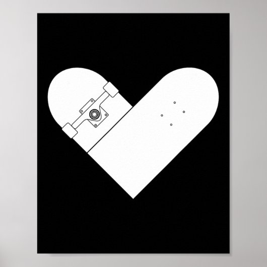Skateboard Hart - Opgewekt Skateboarden Weekend Poster (Voorkant)