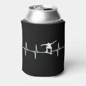 Skateboard-hartslag Blikjeskoeler (Blikje Achterkant)