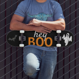 Skateboard - hey BOO Geest / Zwarte Vleermuizen