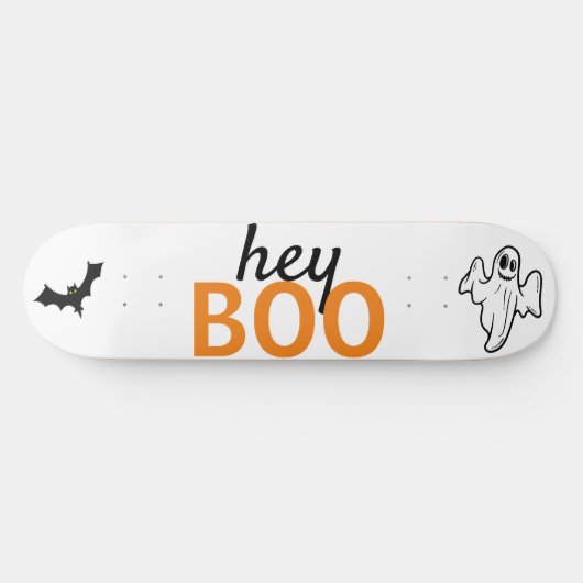 Skateboard - hey BOO Ghost/Bats (Horizontaal)