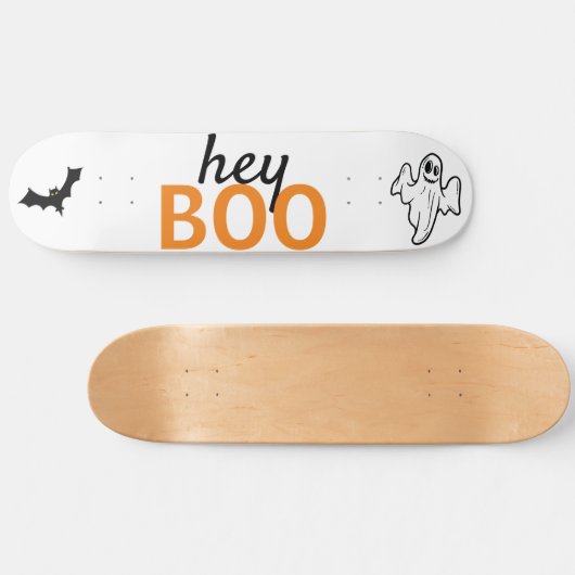 Skateboard - hey BOO Ghost/Bats (Horizontaal)