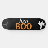 Skateboard - hey BOO Ghost/Bats Black (Horizontaal)