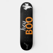 Skateboard - hey BOO Ghost/Bats Black (Voorkant)