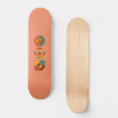 Skateboard, Hippie Persoonlijk Skateboard (Voorkant)
