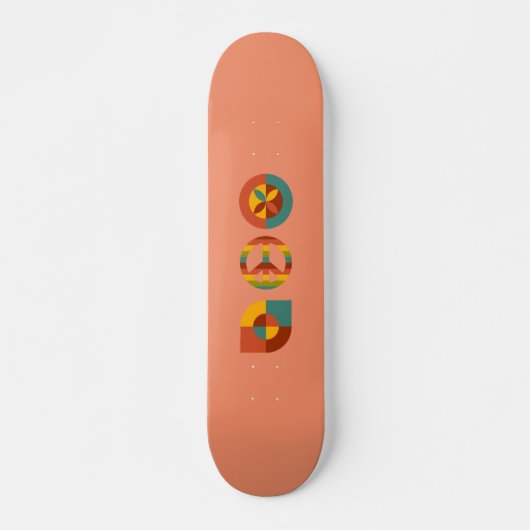 Skateboard, Hippie Persoonlijk Skateboard (Voorkant)