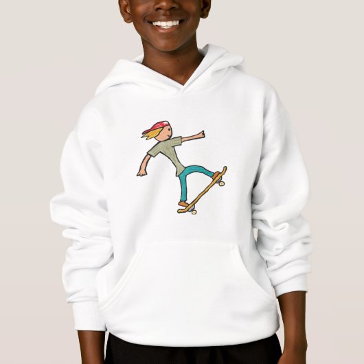 Skateboard Hoodie (Voorkant)