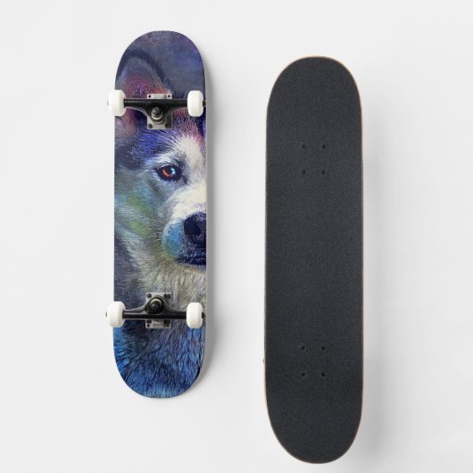 skateboard husky dog #skateboard #husky (Voorkant)