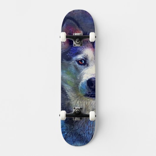 skateboard husky dog #skateboard #husky (Voorkant)