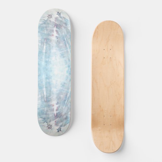 Skateboard Illustratie met Shadow People. (Voorkant)