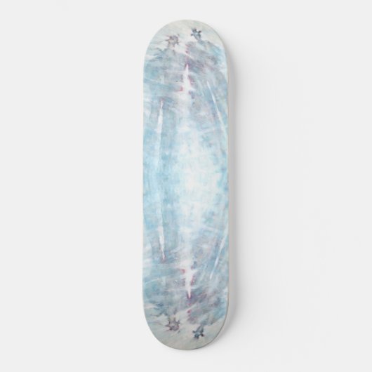 Skateboard Illustratie met Shadow People. (Voorkant)