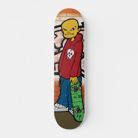 Skateboard in de Alley - Skateboard (Voorkant)