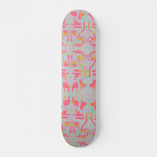 Skateboard In De Roze ZIZZAGO (Voorkant)