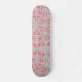 Skateboard in het roze ZIZZAGO (Voorkant)