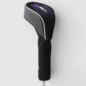 Skateboard in prachtige natuur golfheadcover (Schuin)