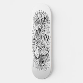 skateboard Ink Skeleton Court