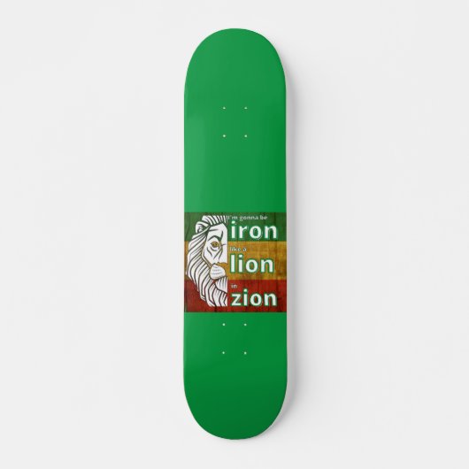 skateboard "IRON LION" (Voorkant)