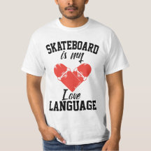 Skateboard is mijn liefdestaal - Grappige Skateboa