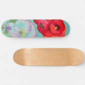 Skateboard JAPANESE FLOWERS STARS KANJI LIVE (Horizontaal)