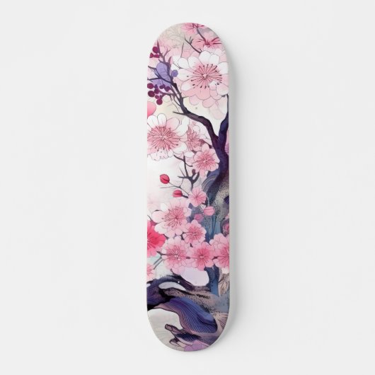 Skateboard Japanse Cherry Blossom (Voorkant)
