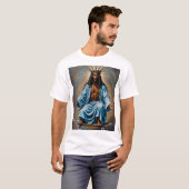 Skateboard Jesus Funny Religious Art Urban Streets T-shirt (Voorkant volledig)