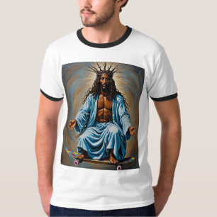 Skateboard Jesus gekroond tot King Streetwear T-sh T-shirt