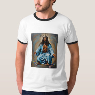Skateboard Jesus gekroond tot King Streetwear T-sh T-shirt