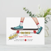 Skateboard Kaart (Staand voorkant)