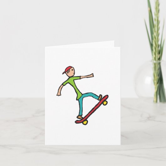 Skateboard Kaart (Voorkant)