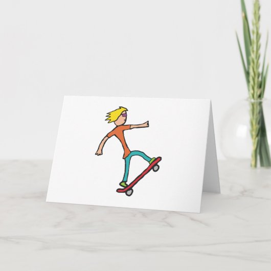 Skateboard Kaart (Voorkant)