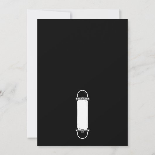 SKATEBOARD KAART (Achterkant)