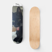 Skateboard kat tong uit (Voorkant)