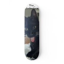 Skateboard kat tong uit