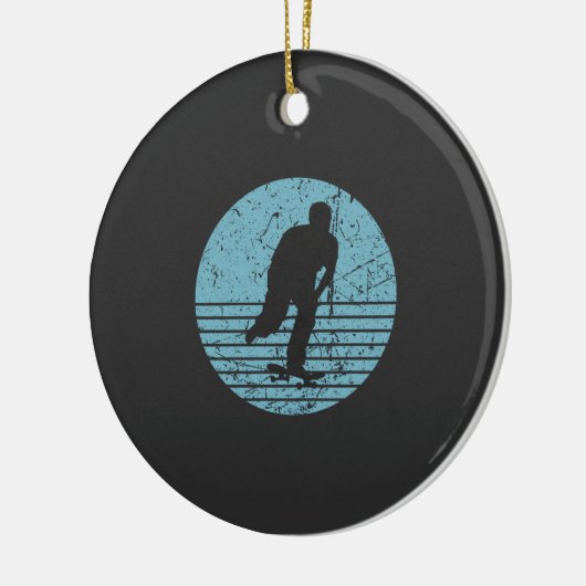  skateboard keramisch ornament (Links)