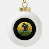  skateboard keramische bal ornament (Voorkant)