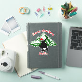 skateboard kerstcadeau, gepersonaliseerde naam sticker (iPad Cover)