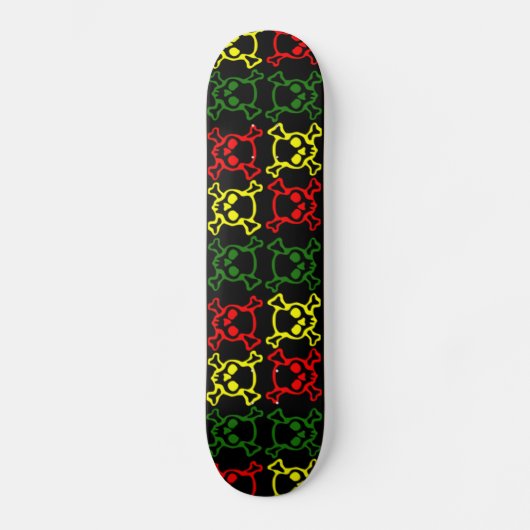 Skateboard, kleurig skateboard (Voorkant)