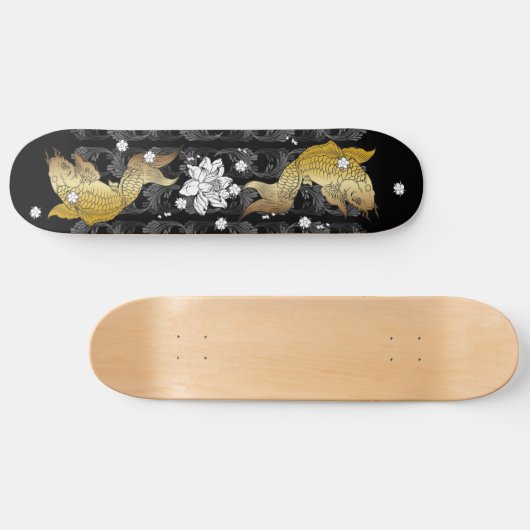 Skateboard Koi Gold (Horizontaal)