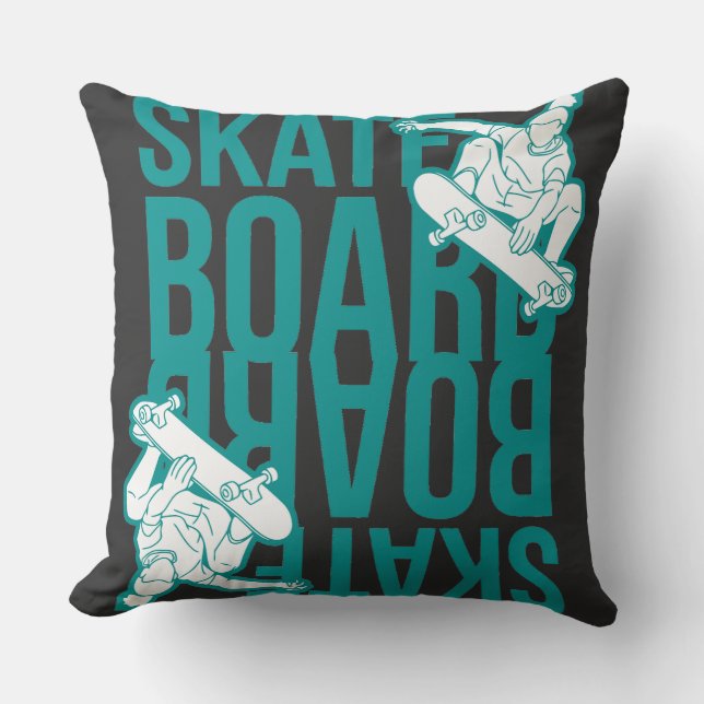 skateboard  kussen (Voorkant)